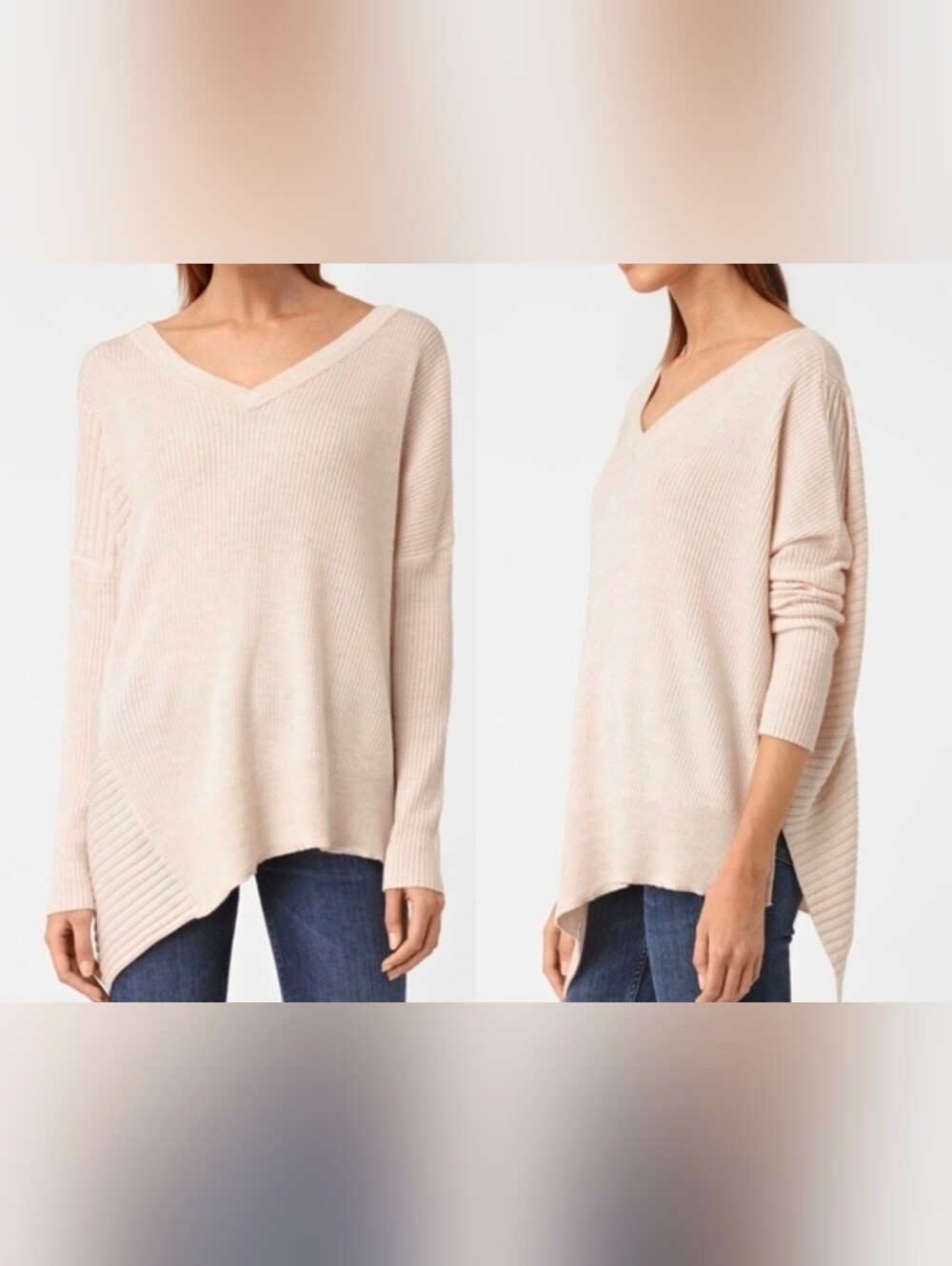 All Saints Keld V Neck Jumper